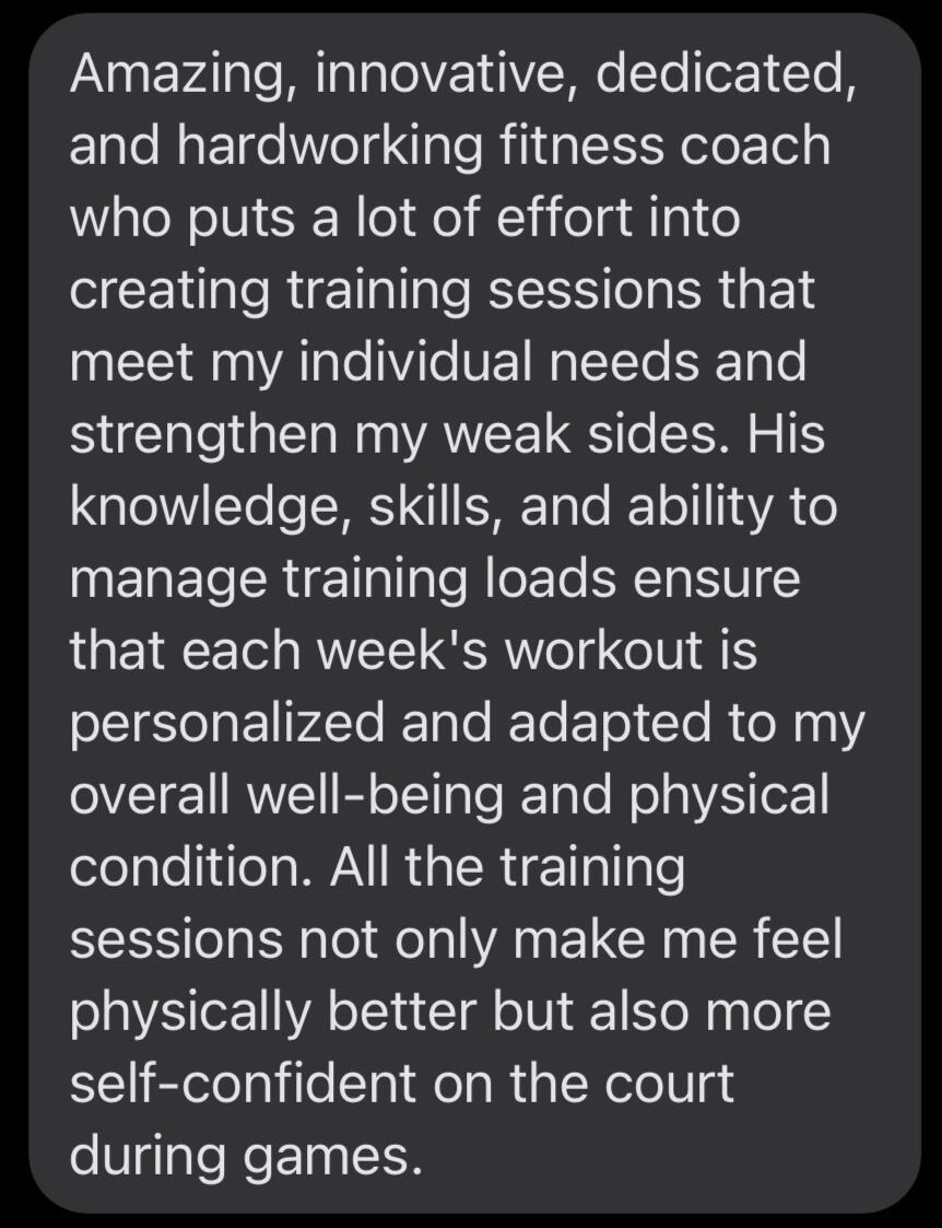 Testimonial no.1